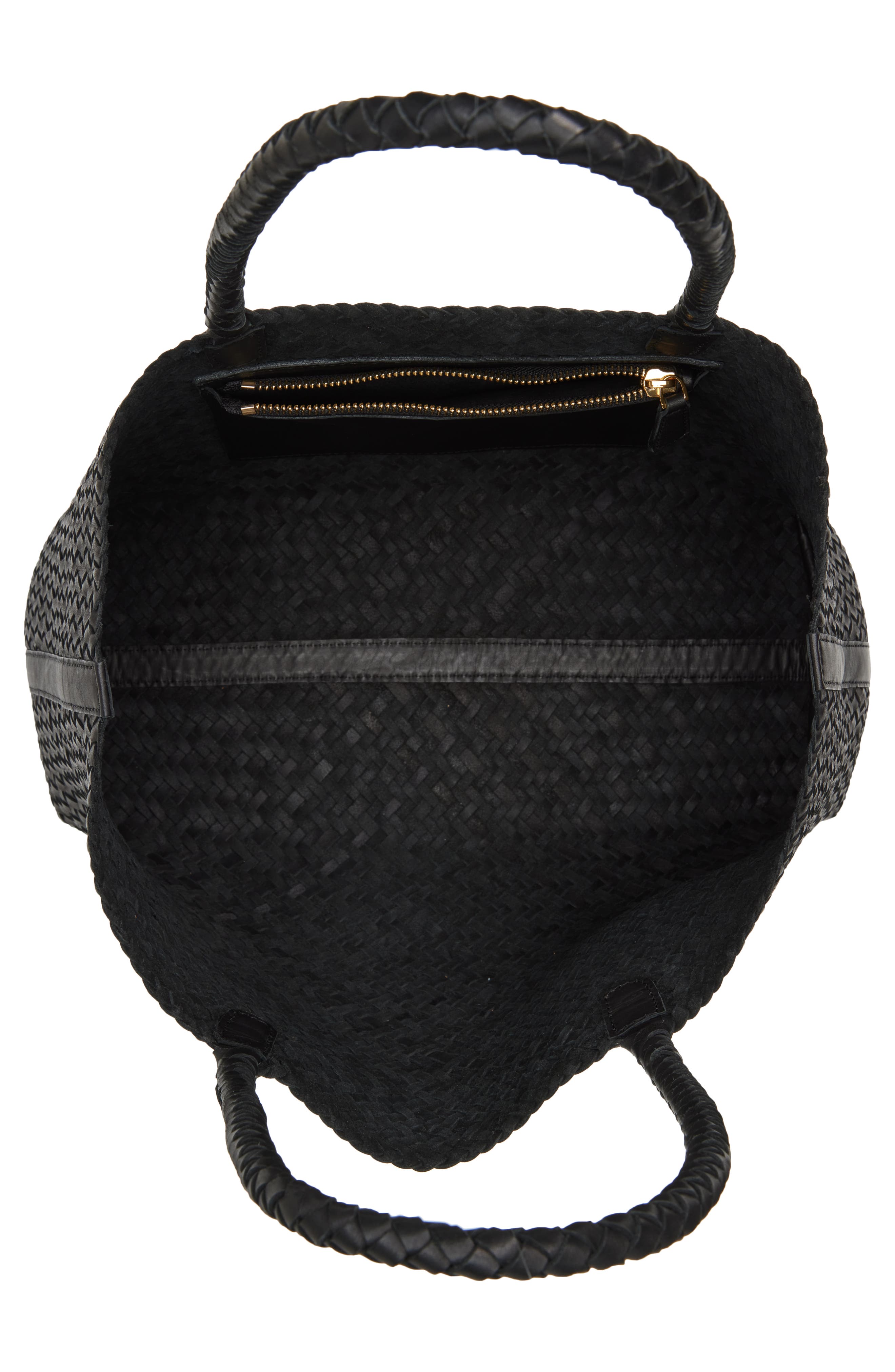 Madewell Handwoven Leather Tote, Alternate, color, 