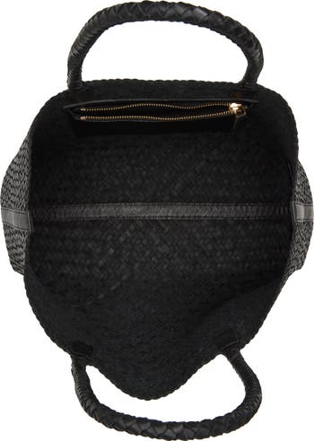 Handwoven Leather Tote