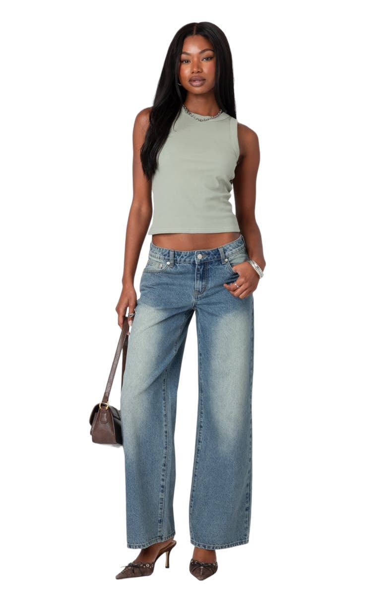 EDIKTED Standard Rib Tank Top, Alternate, color,