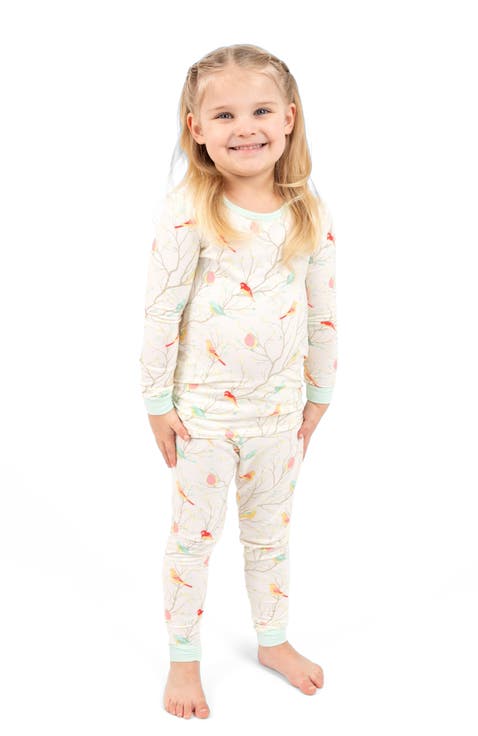 Kids Viscose Matching Family Holiday Pajamas, Reindeer & Polar Bear Prints (Toddler, Little Kid & Big Kid)