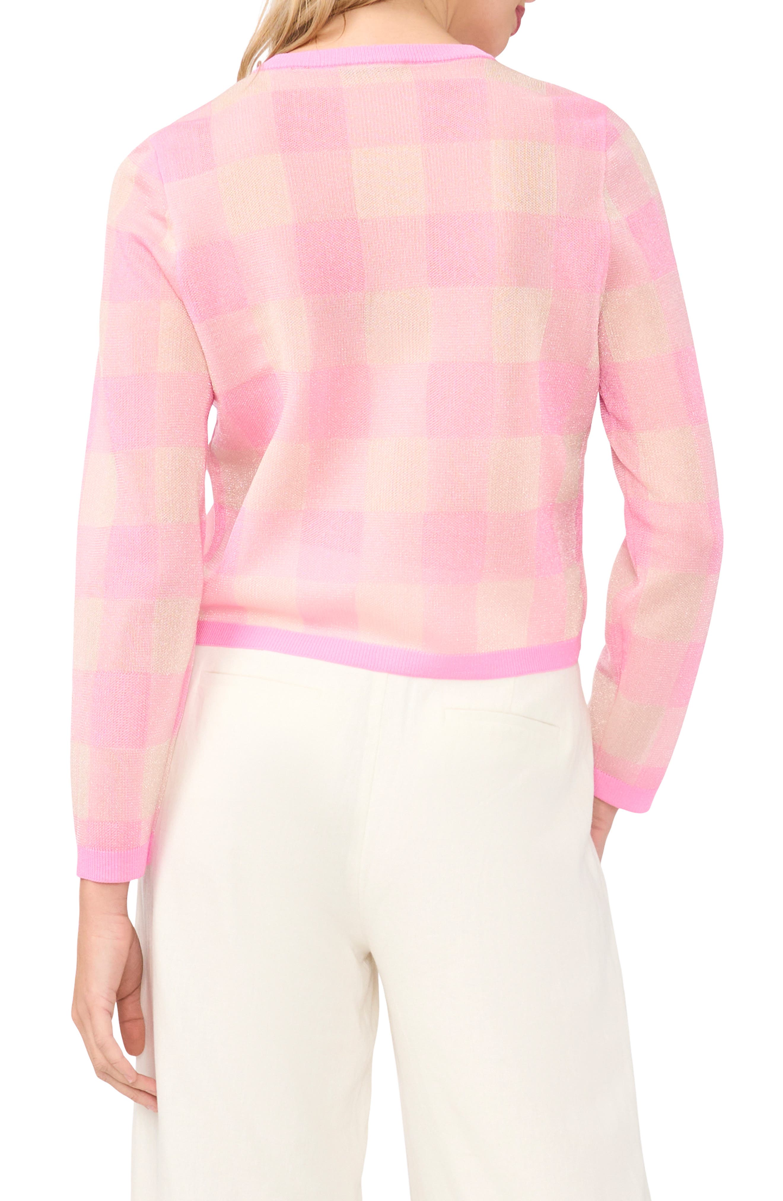 Gracie Plaid Cardigan - image 2