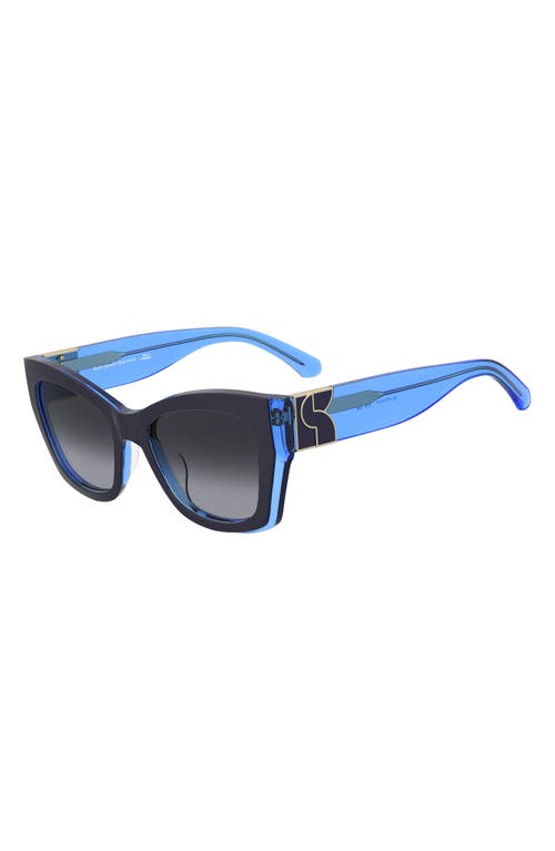 KATE SPADE KATE SPADE NEW YORK JAYDA 53MM GRADIENT CAT EYE SUNGLASSES 