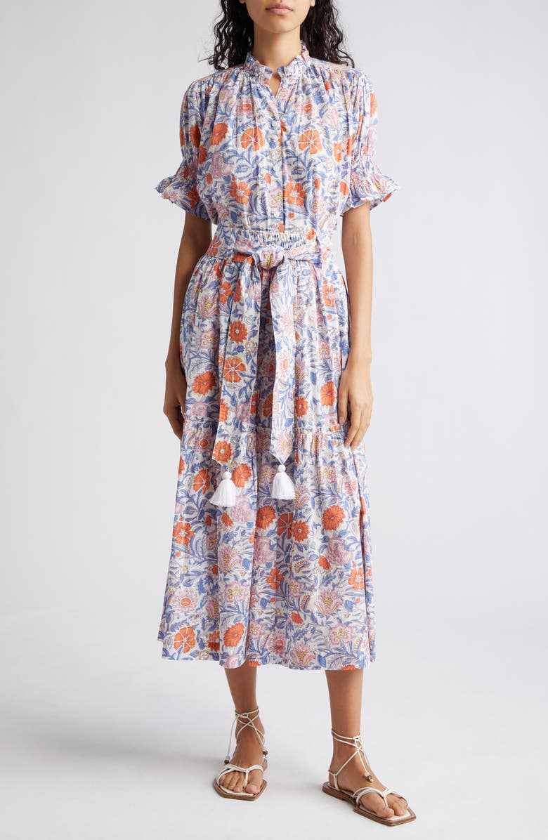 MILLE Marnie Floral Ruffle Top, Alternate, color,