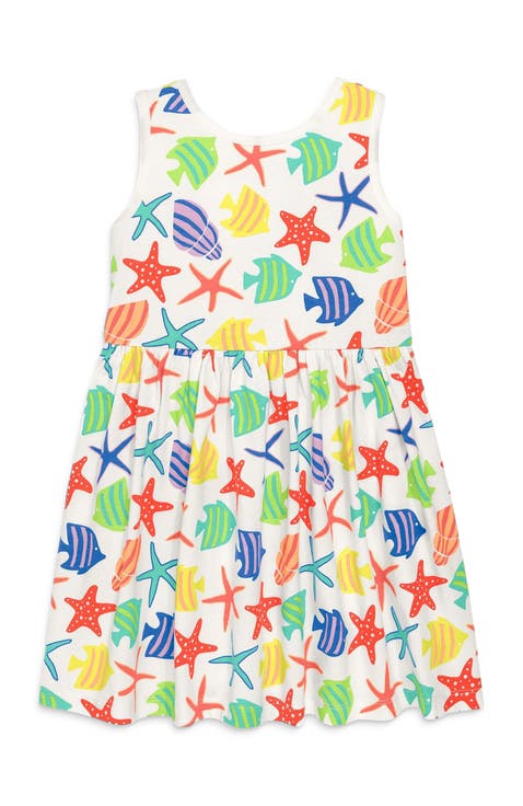 Kids Tiered Tank Dress In Seasonal Prints (Toddler, Little Kid, Big Kid)