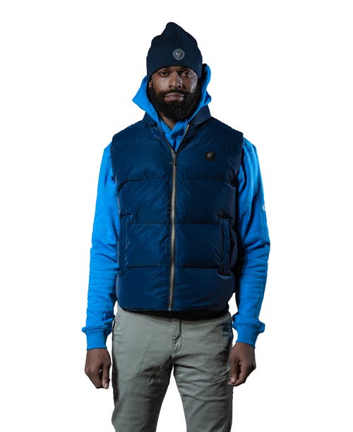 Woodpecker Unisex Vest In Blue