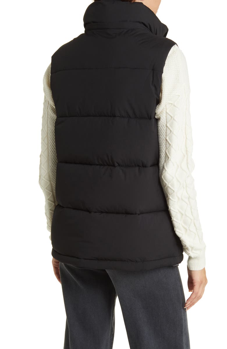 BCBGeneration Hooded Water Resistant Puffer Vest, Alternate, color, 