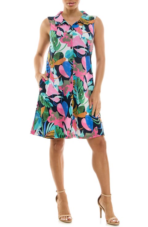 Sleeveless Trapeze Dress