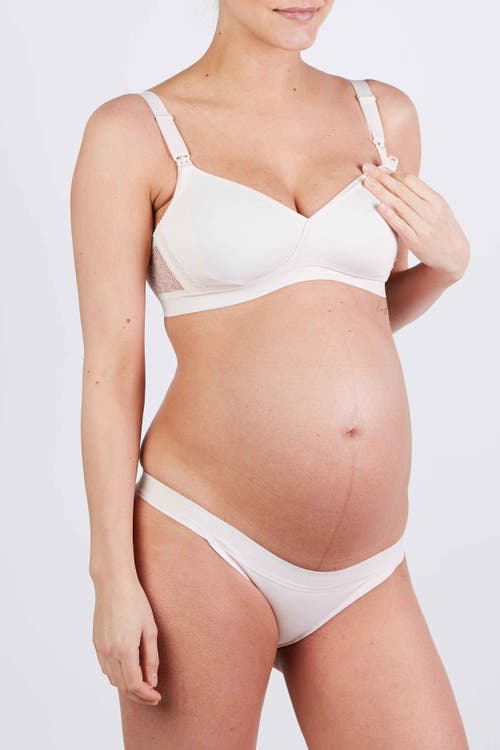 Cache Coeur Serena Maternity And Nursing Bra In Neutral