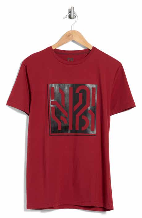 3D Geometric Line Graphic T-Shirt