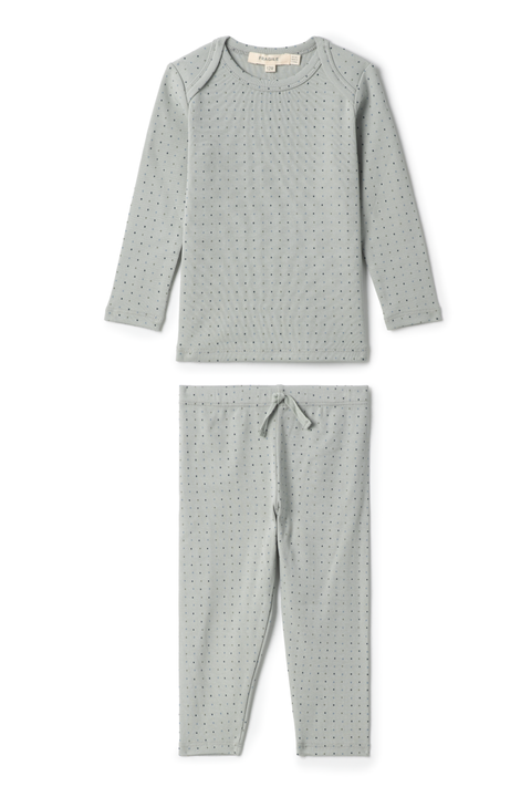 Boy 2 Piece Ribbed Square Print Top and Pants Set (Toddler, Little Kid & Big Kid)