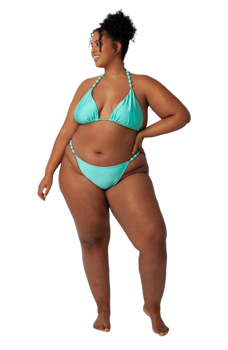 Villa Fresca Sole Bikini Swimsuit Top, Alternate, color, Mint