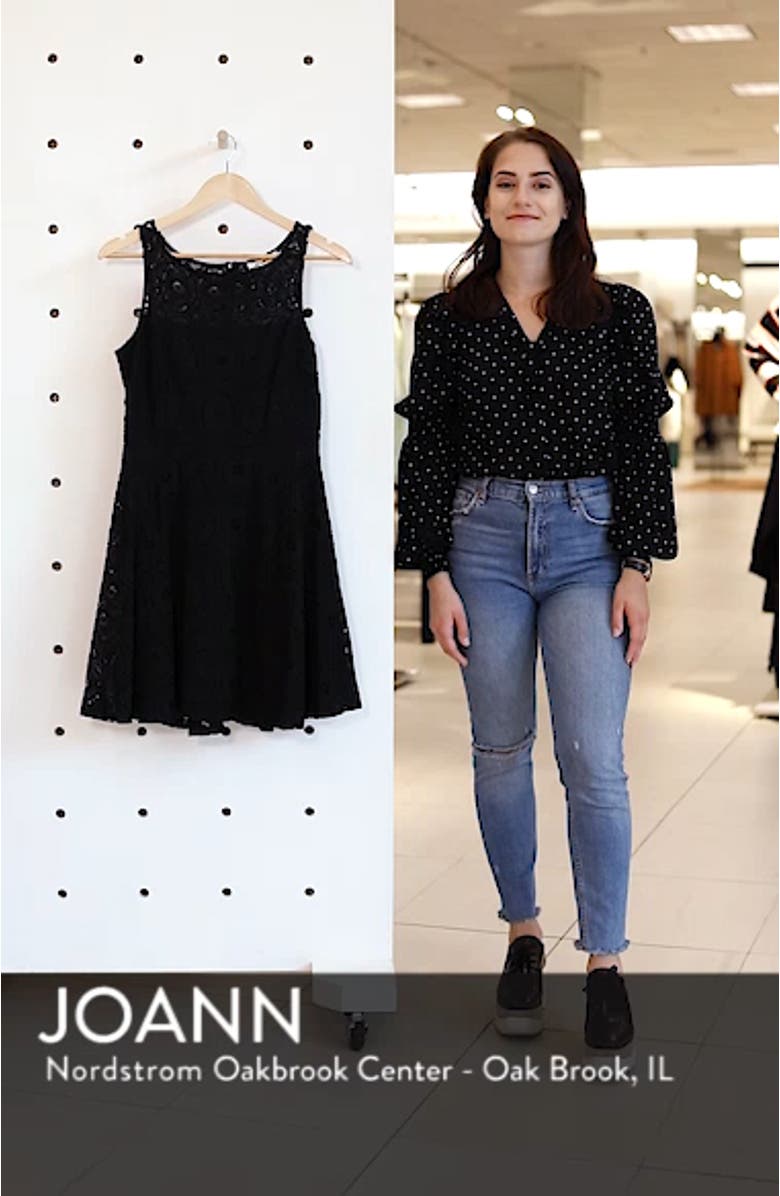 BB Dakota Renley Lace Fit & Flare Minidress, sales video thumbnail