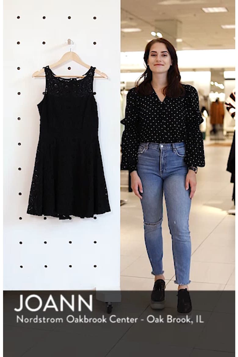 BB Dakota Renley Lace Fit & Flare Minidress (Nordstrom Exclusive) video