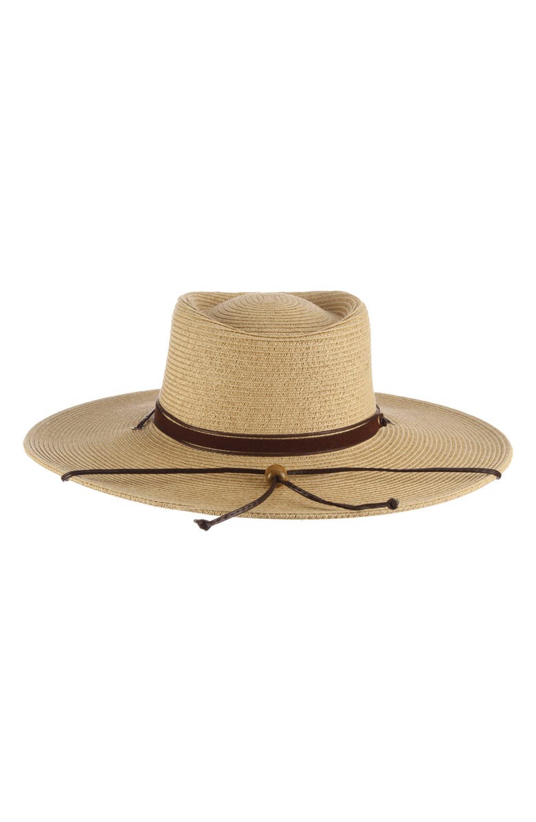 Scala Cord UPF 50+ Straw Hat, Alternate, color, 