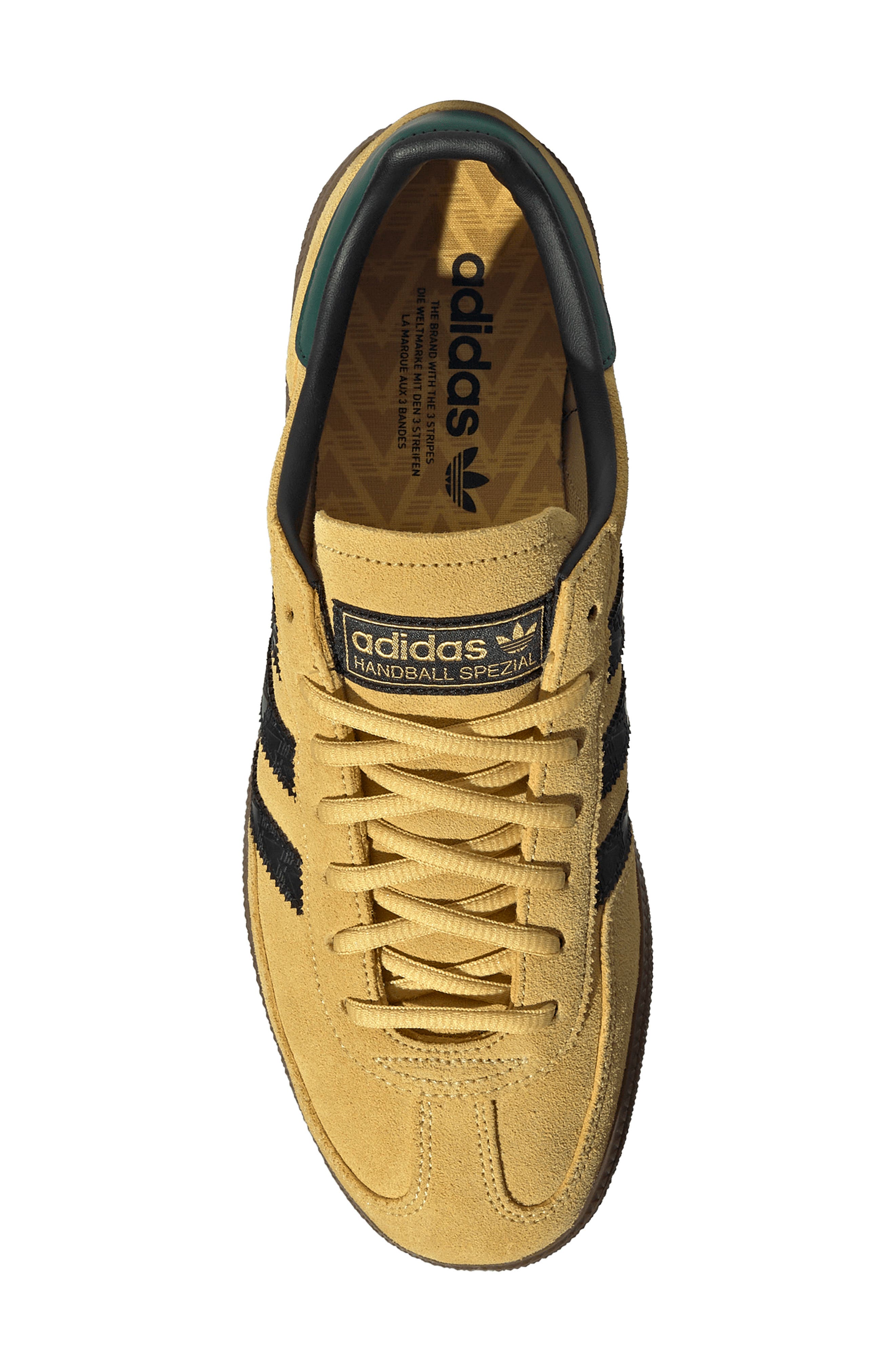 Gender Inclusive Handball Spezial Sneaker, Alternate, color, YELLOW/ CORE BLACK/ GUM