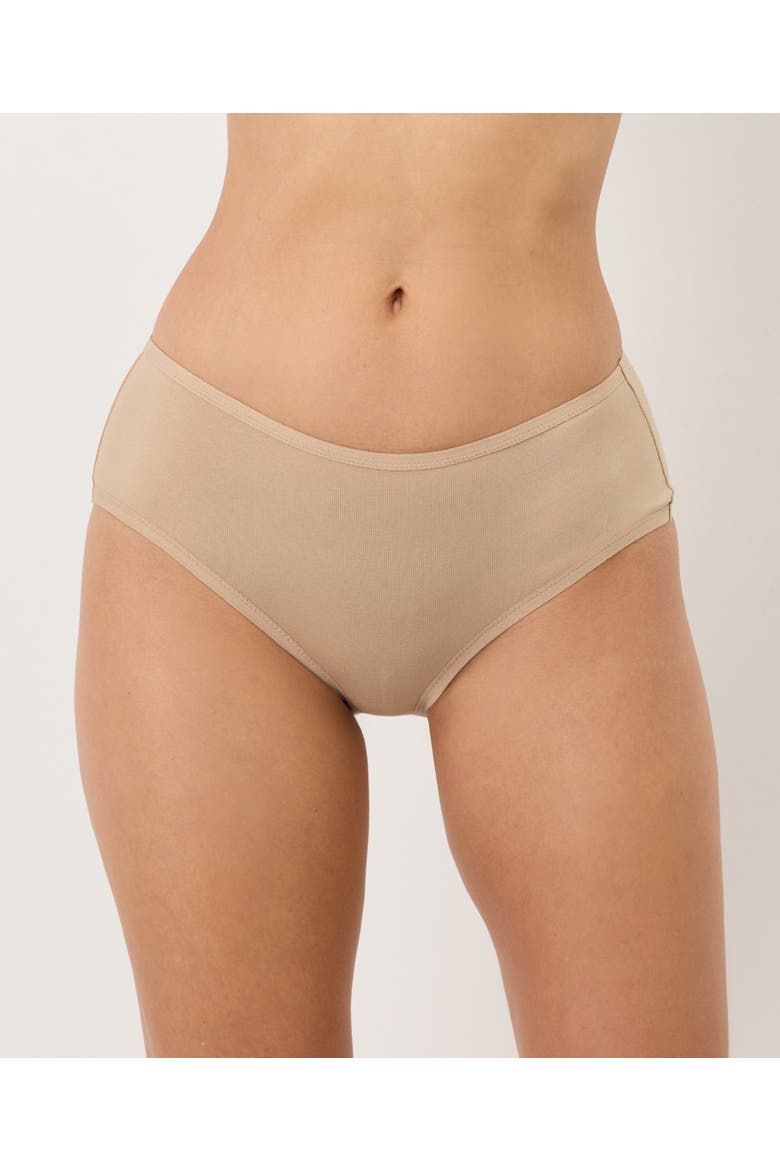 Everyday Best Sellers 3-Pack Organic Cotton Bikini Briefs, Alternate, color, Sesame