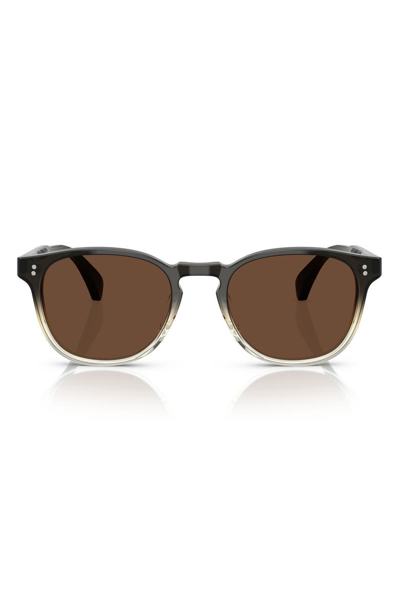 Oliver Peoples 53mm Finley Esq. Sun Polarized Sunglasses, Main, color, Kona Gradient / Terra Polar