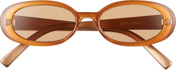 Le Specs Outta Love 51mm Oval Sunglasses 