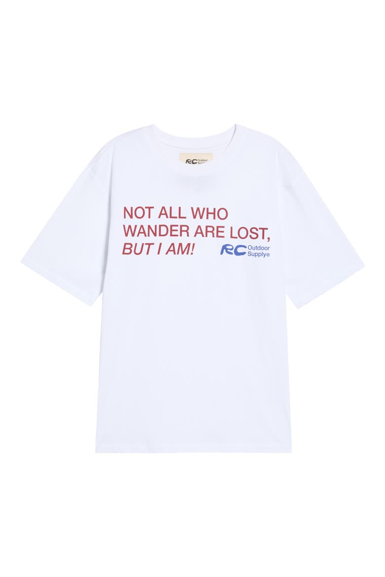 Lost Cotton Graphic T-Shirt, Main, color, WHITE