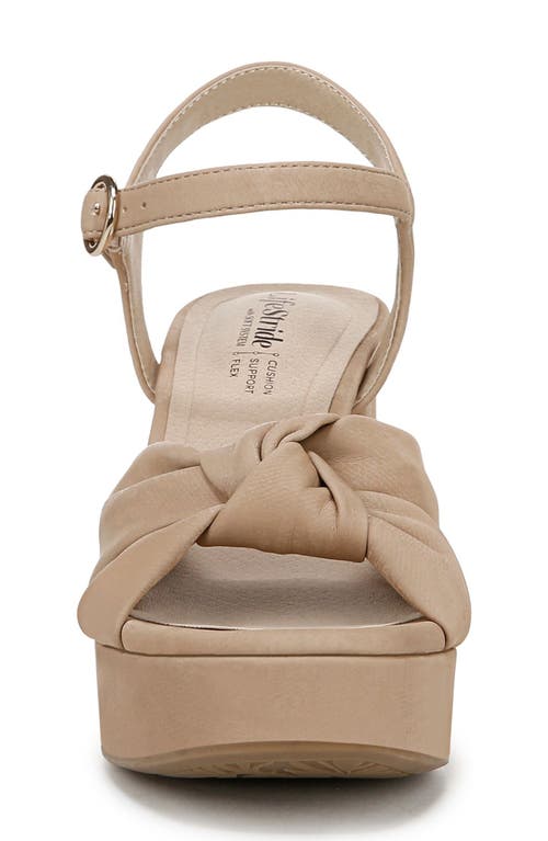 LIFESTRIDE LIFESTRIDE AUGUST ANKLE STRAP PLATFORM SANDAL