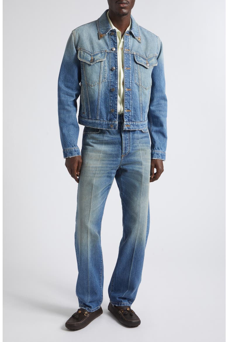 Denim Jacket, Alternate, color, MEDIUM BLUE