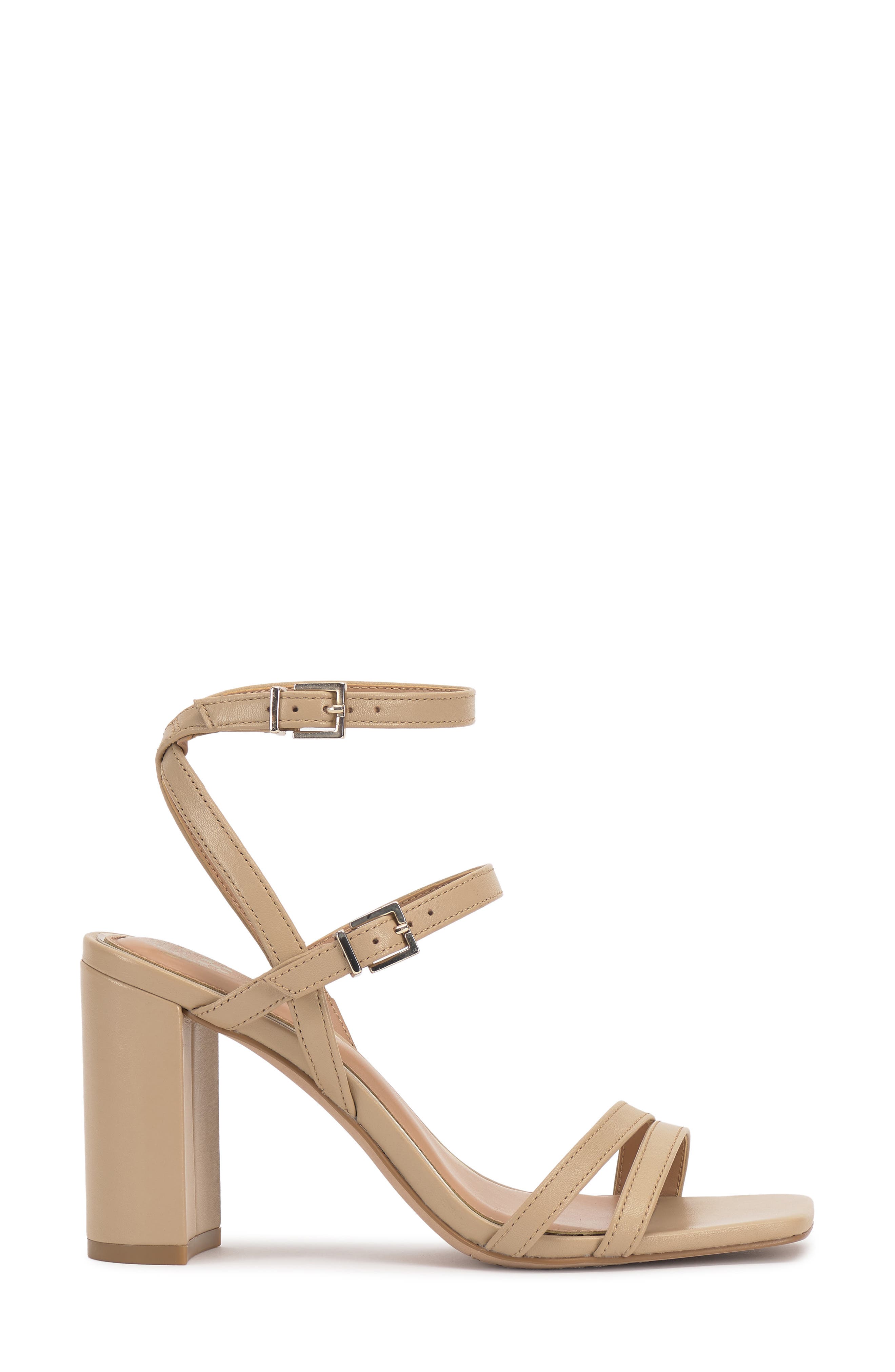 Vince Camuto Hania Ankle Strap Sandal, Alternate, color, Summer Beige