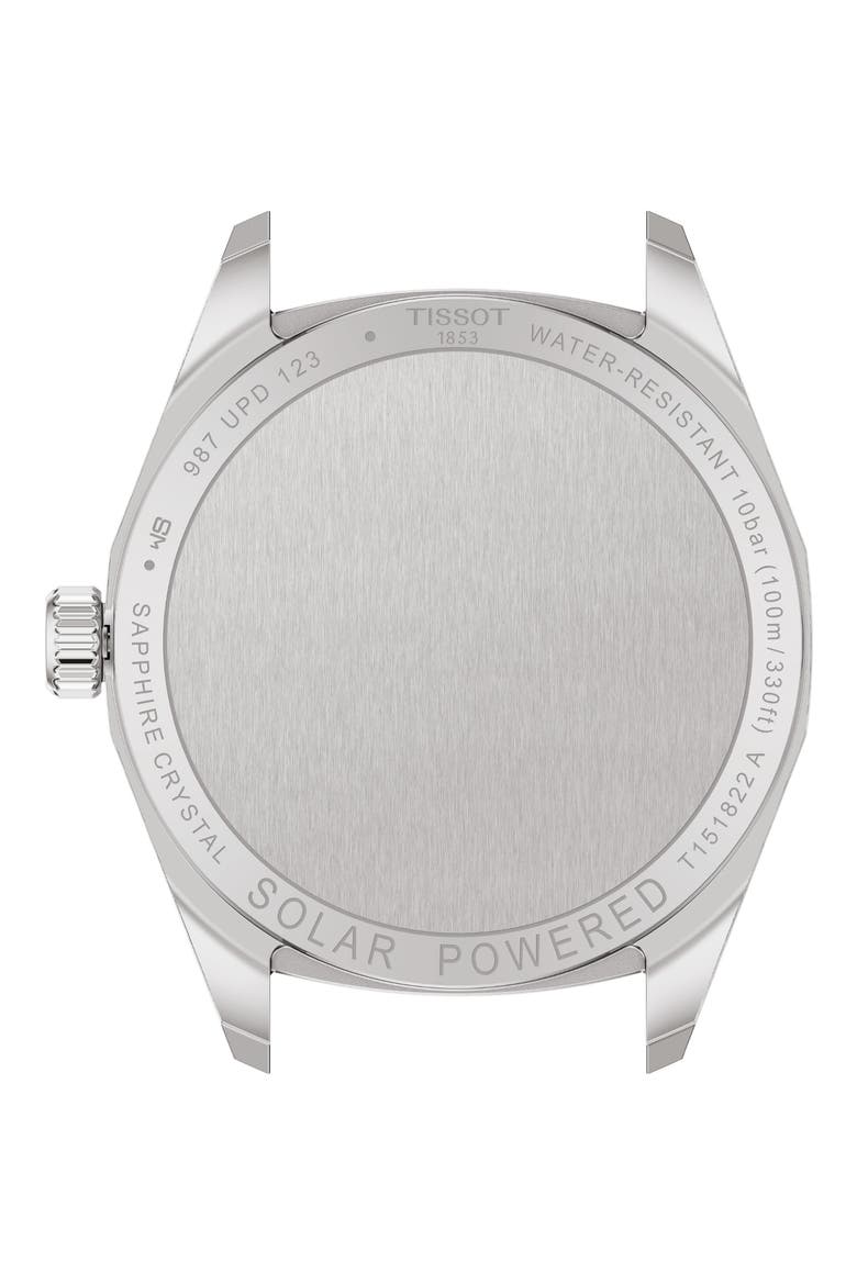 PRC 100 Solar Two-Tone Bracelet Watch, 34mm, Alternate, color, SILVER
