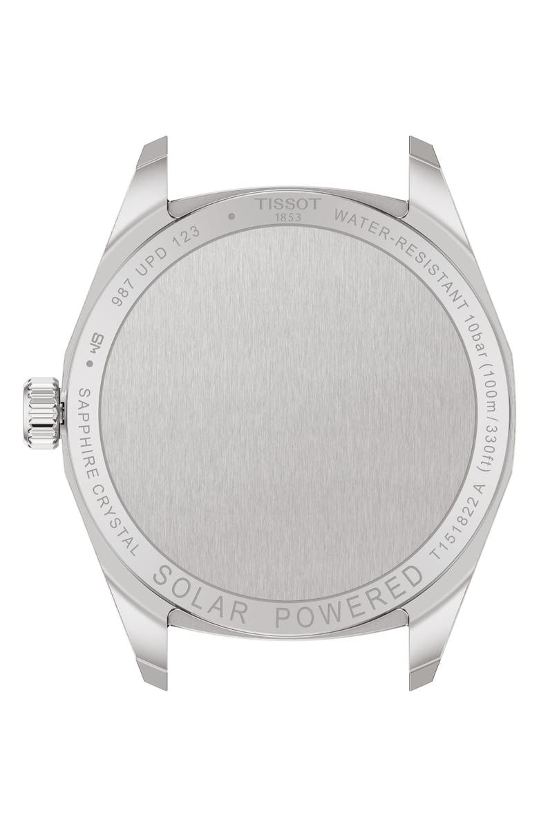 Tissot PRC 100 Solar Two-Tone Bracelet Watch, 34mm, Alternate, color, Silver