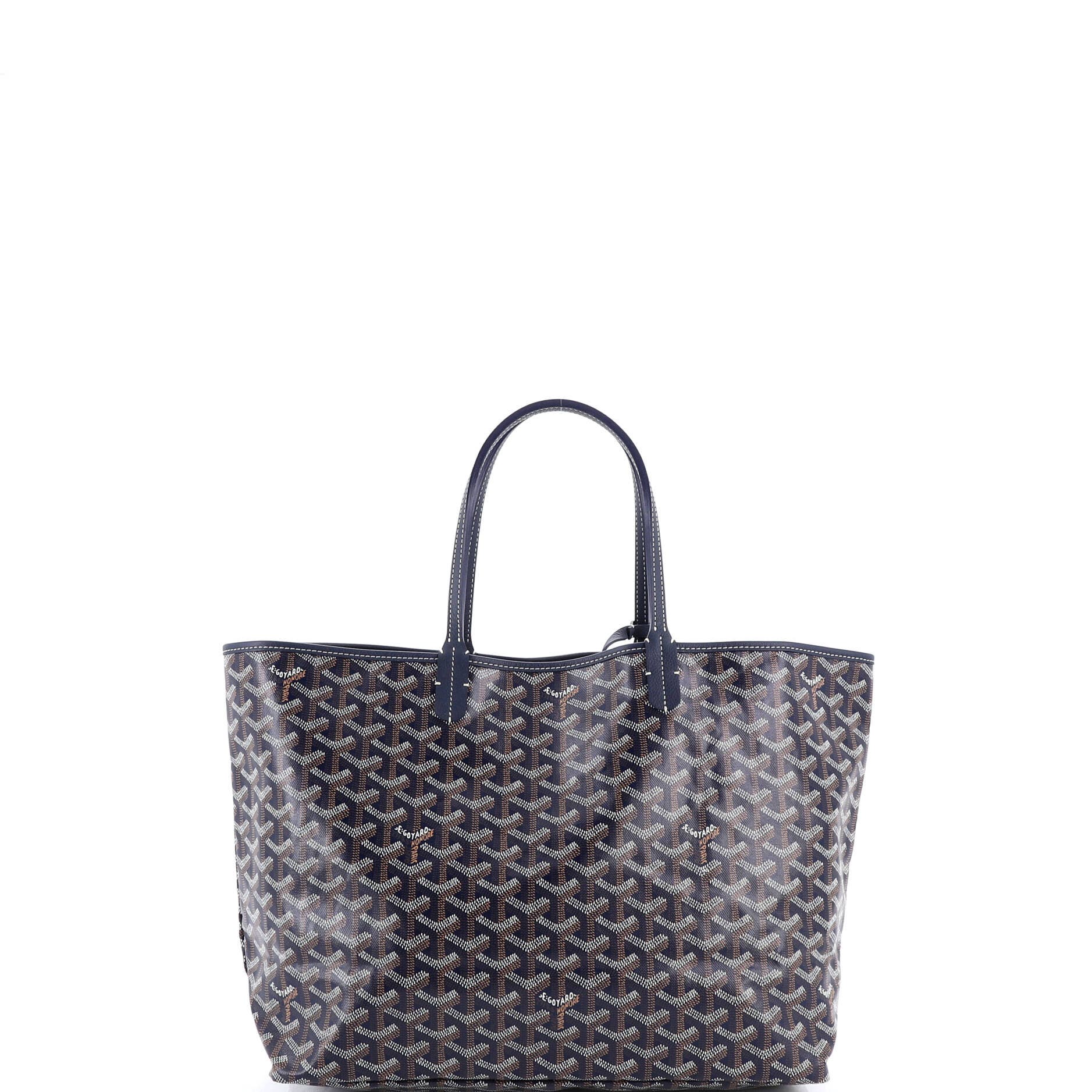 Pre-Owned Goyard Saint Louis Tote Coated Canvas PM, Alternate, color, Blue