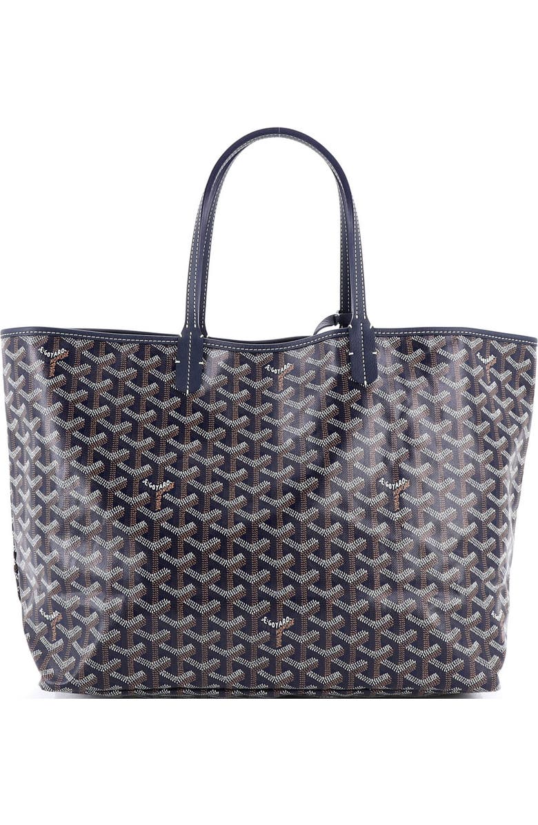 Pre-Owned Goyard Saint Louis Tote Coated Canvas PM, Alternate, color, Blue