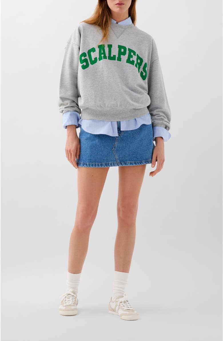 Scalpers Corporate Sweater, Alternate, color, Greymelange