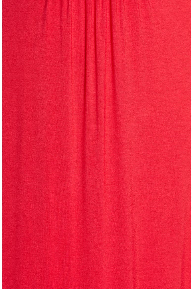 Surplice Maxi Dress, Alternate, color, RED