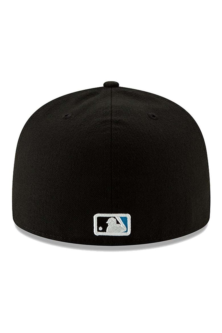 Youth New Era Black Miami Marlins 2019 Authentic Collection On-Field 59FIFTY Fitted Hat, Alternate, color, BLACK