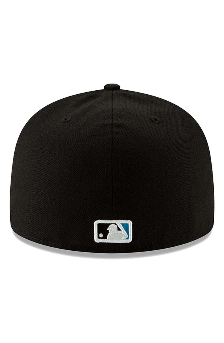 New Era Youth New Era Black Miami Marlins 2019 Authentic Collection On-Field 59FIFTY Fitted Hat, Alternate, color, Black
