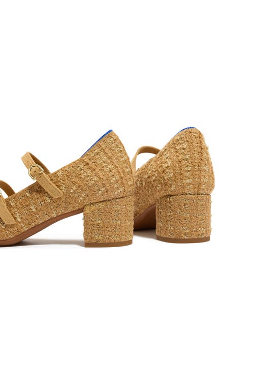 Rothys Rothy's The Double Buckle Mary Jane Heel In Animal Print