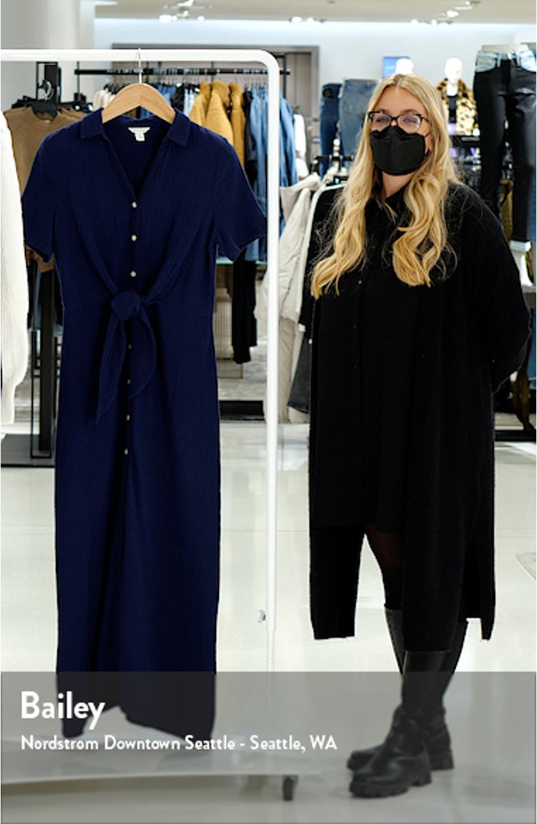 Gauze Vacation Shirtdress, sales video thumbnail