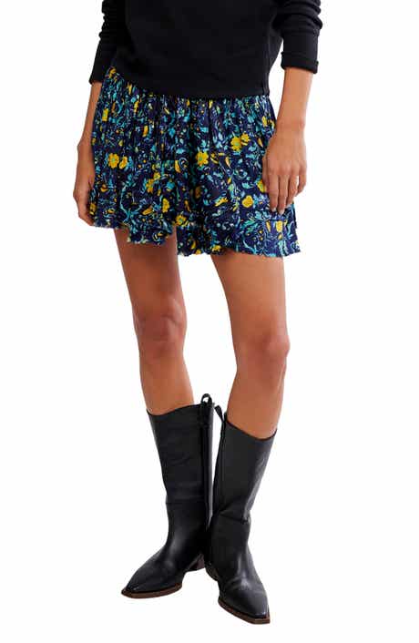 Free People One Third Charm Shine Print Miniskirt