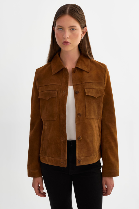Brea | Vintage Suede Jacket