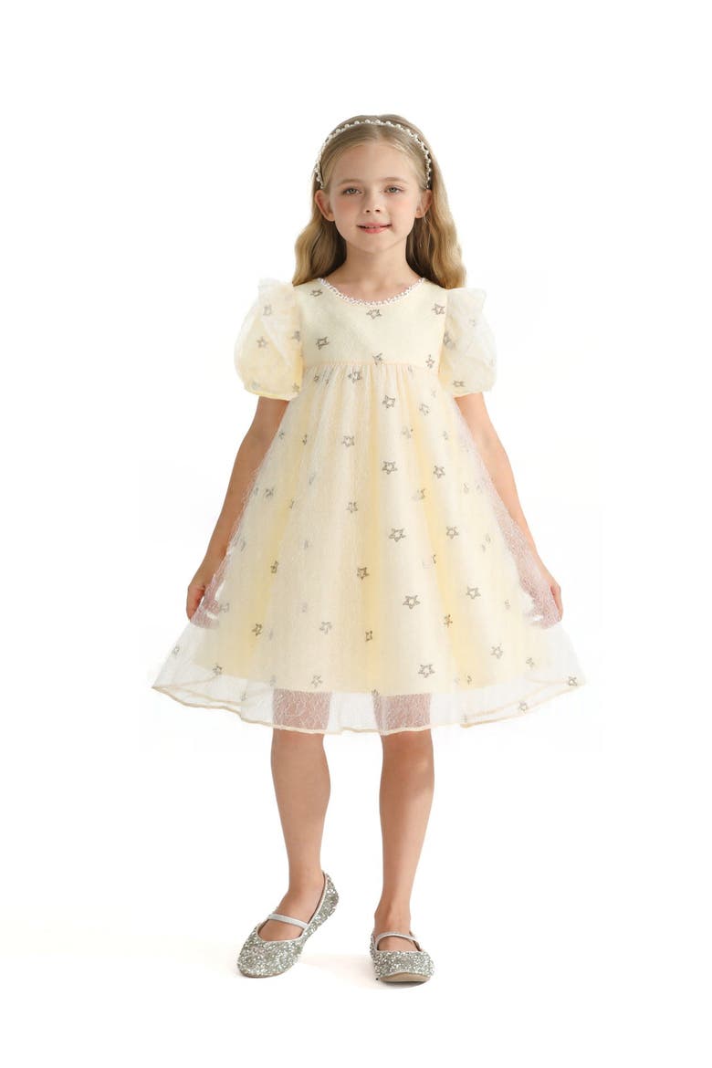 Stella Tulle Dress, Main, color, Cream