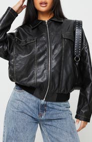 Princess Polly Tanza Faux Leather Jacket