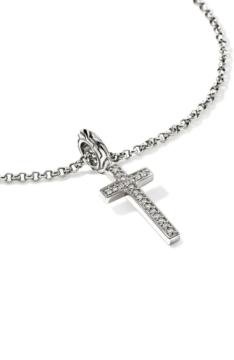 John Hardy JH Essential Cross Necklace, Alternate, color,