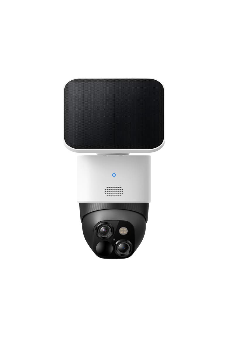 SoloCam S340 3K dual-lens solar-powered 360 degree pan-tilt wireless outdoor security camera, Main, color, White