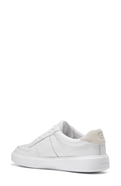 Cole Haan Grandpro Rally Canvas Court Sneaker In Optic White/silver Birch