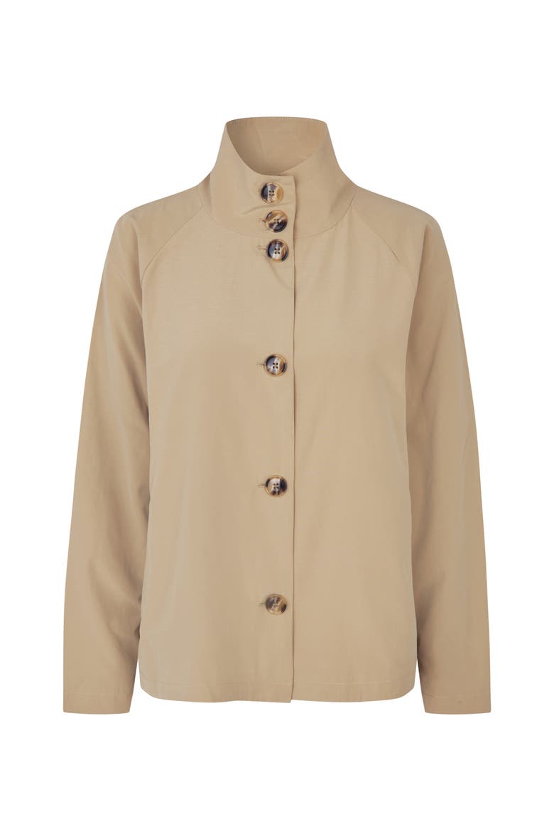 MaTynna Funnel Neck Jacket, Alternate, color, Incense