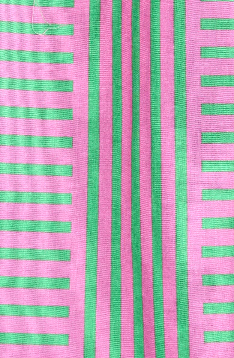 SUGARLIPS Valda Stripe Ruffle Top, Alternate, color, Pink-Grn-Mul