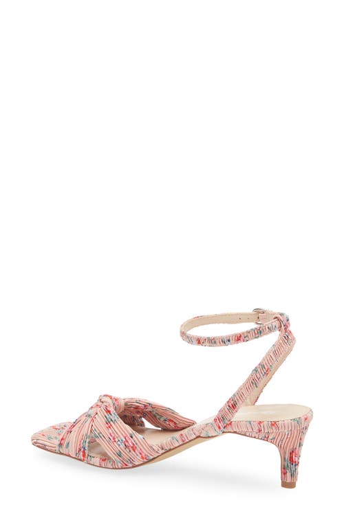 Abound Diana Kitten Heel Sandal In Pink Floral Multi