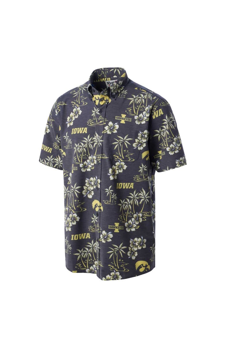 Reyn Spooner Men's Reyn Spooner Black Iowa Hawkeyes Classic Button-Up Shirt, Alternate, color, Black