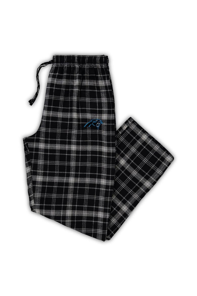 Men's Concepts Sport Black/Charcoal Carolina Panthers Big & Tall Ultimate Sleep Pant, Alternate, color, Black