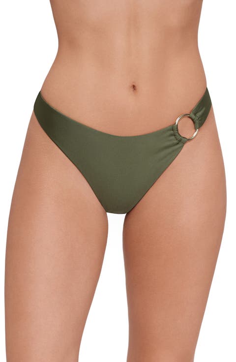 Scoop Front Ring Hipster Bikini Bottoms