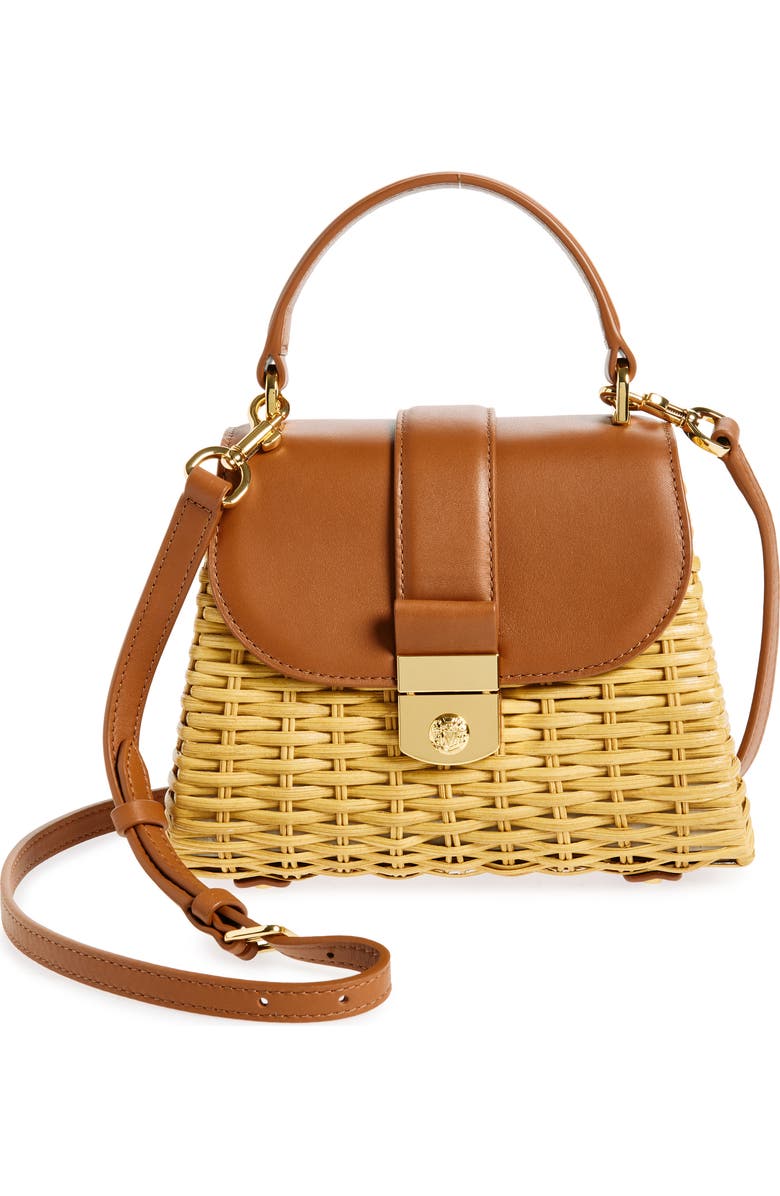 Veronica Beard Small Wicker Avenue Crossbody Bag, Main, color,